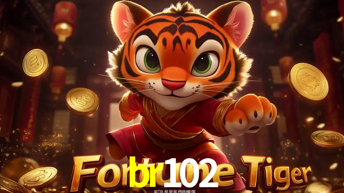 O carismático mascote do jogo de slot Fortune Tiger, um tigre fofo em pose de artes marciais, pronto para trazer sorte e multiplicadores de ganhos no cassino online br102.